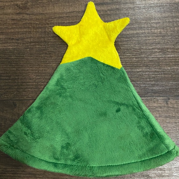 TRIM A HOME Green Christmas Tree Dress , Hat & Shoes Set Size 2T-4T - Picture 4 of 7